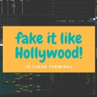 在 Linux 的终端上伪造一个好莱坞黑客的屏幕