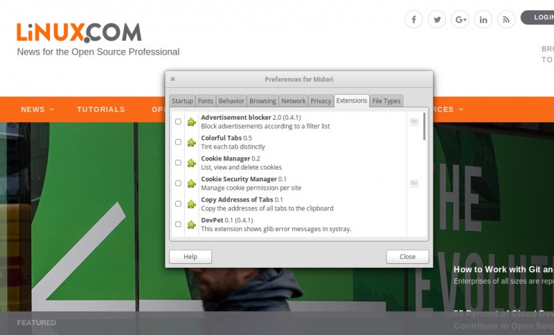 Midori Browser Midori Browser