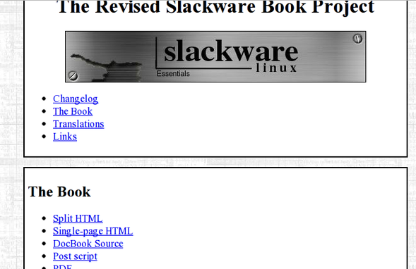 Slackware Linux Book and Documentation Slackware Linux 手册和文档
