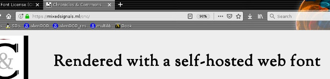 Web fonts on a website 在线字体的实际效果