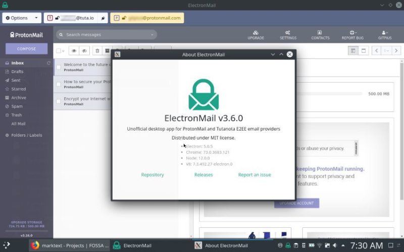 Electron Mail About