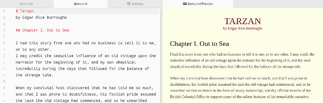 Atom&rsquo;s preview screen