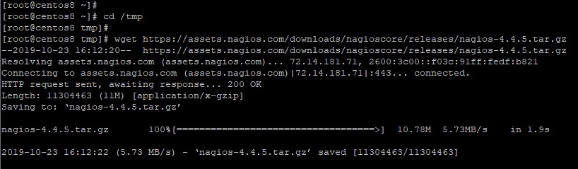 Download-Nagios-CentOS8