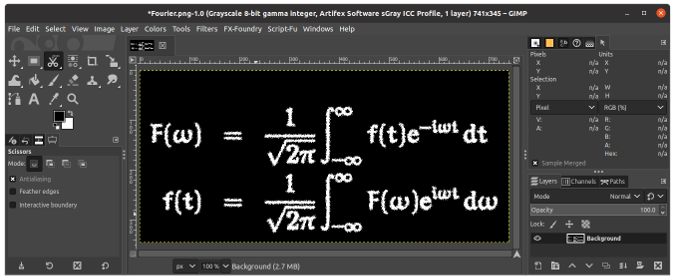 Image with pixels moved around Image with pixels moved around