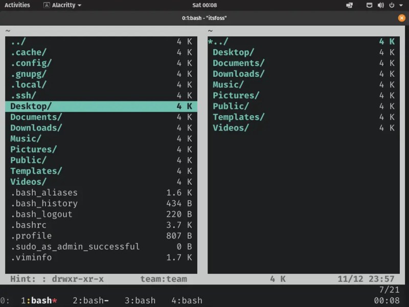 举例说明,当你按下 键绑定时的情况
