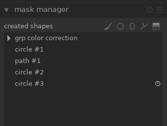 Mask manager Mask manager